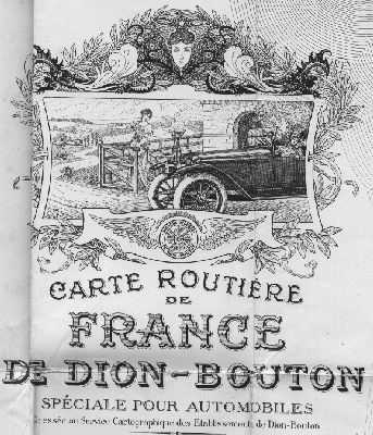 carte DE DION 1925