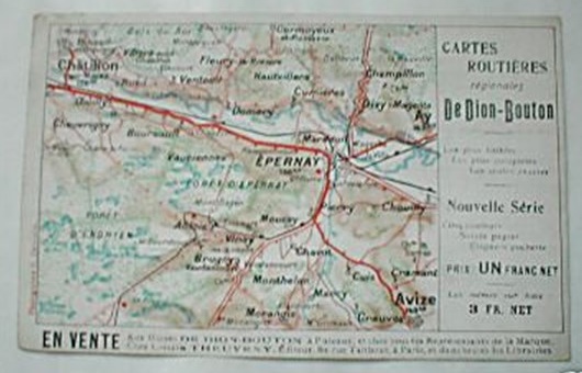 De DION BOUTON cartes postales 