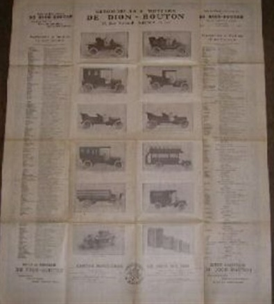 De DION BOUTON D&eacute;tail dos