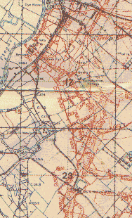  carte anglaise des tranch&eacute;es
d&eacute;tails