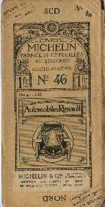 carte Michelin 1ere dos Renault face 
