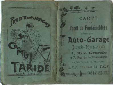  carte Taride publicitaire